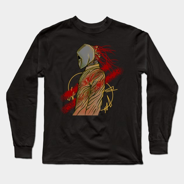 Welder Mask Long Sleeve T-Shirt by damnoverload